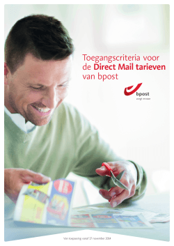 Definitie van Direct Mail