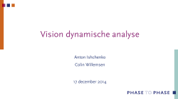 Vision dynamische analyse