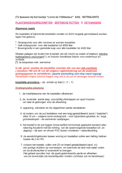 installatie gebruiksaanwijzing