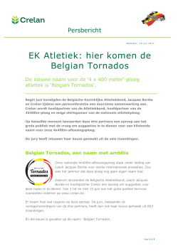 EK Atletiek: hier komen de Belgian Tornados
