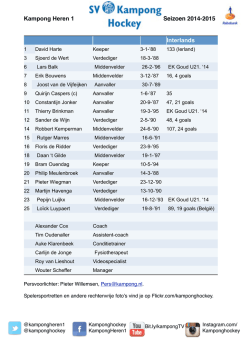 Heren1 2014-2015