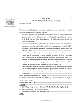 download Akte van oprichting - Stichting Zwerfkatten Opvang Haarlem