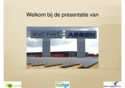 WatTpiekT Assen - Natuur en Milieufederatie Drenthe