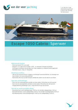 Escape 1050 Cabrio Sperwer