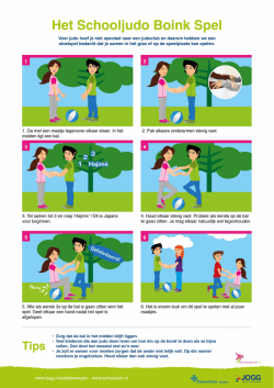 Het Schooljudo Boink Spel