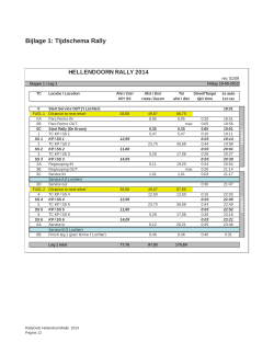 Bi"lage 1: Ti"dschema Rall