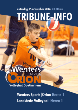TI 15-11-2014 Landstede Volleybal