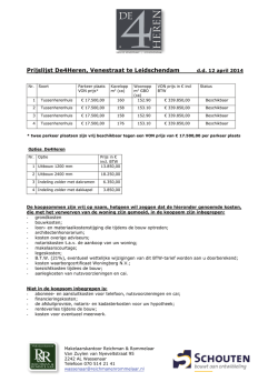 Download prijslijst