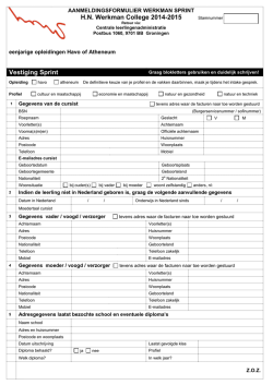 Download ons aanmeldformulier