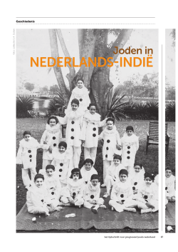 2014 - Joden in Nederlands-Indië
