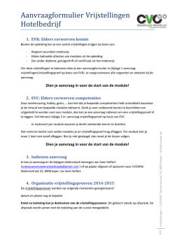 Download aanvraagformulier vrijstellingen (pdf