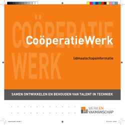 CoöperatieWerk - Werk en Vakmanschap