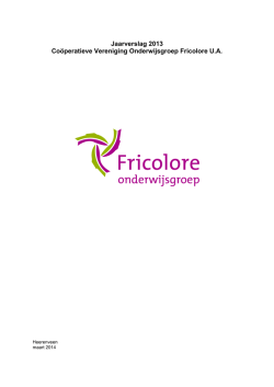 Jaarverslag 2013