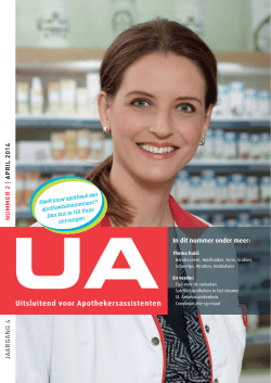 NUMMER 2 - UA - Uitsluitend voor Apothekersassistenten