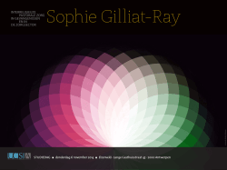 Sophie Gilliat-Ray