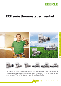Eberle ECF serie thermostatisch ventiel