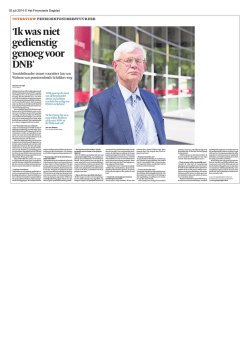 Jan van Walsem, tot 1 juli 2014 werkgevers