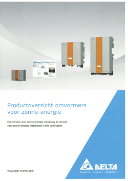 Delta inverteroverzicht NL 1