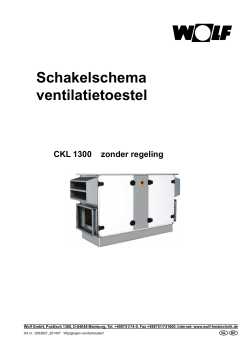CKL 1300 Schakelschema zonder regeling 3063827-0714