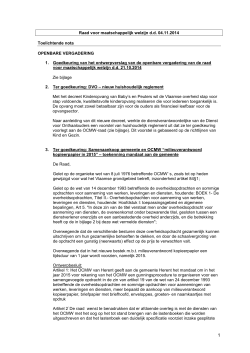 RD. 11 Toelichting d.d. 04.11.2014 openbaar