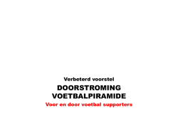 DOORSTROMING VOETBALPIRAMIDE