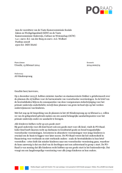 een brief - PO-raad