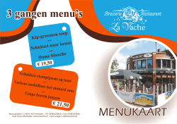 Download onze volledige menukaart.