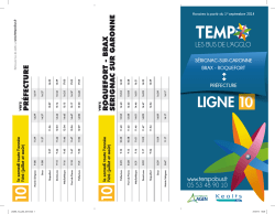 Horaires
