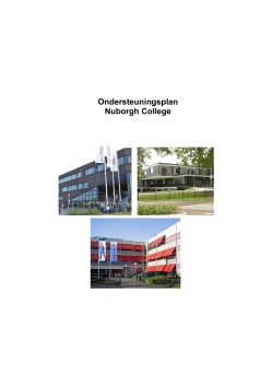 Ondersteuningsplan Nuborgh College
