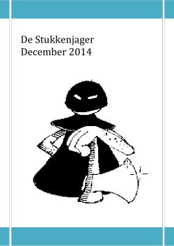Clubblad - De Stukkenjagers