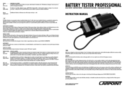 BATTERY TESTER PROFESSIONAL