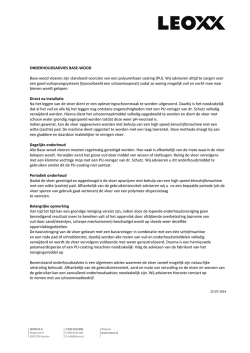 Onderhoudsadvies Base-wood 22-07-2014