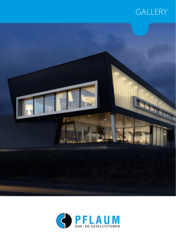 Download brochure in PDF - Pflaum Dak