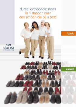 durea&reg; orthopedic shoes In 4 stappen naar een