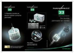 Brochure 1/3 A4 - terumo diabetes