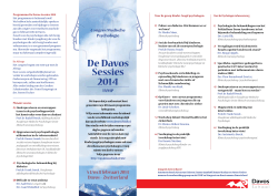 programma DavosSessies 2014