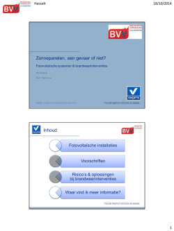 handouts - Brandweer Vereniging Vlaanderen