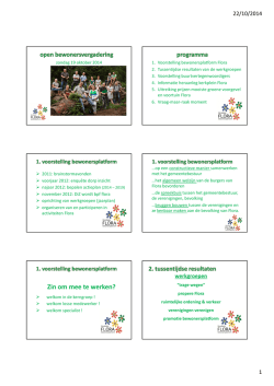 Download - bewonersplatform FLORA