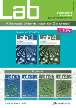 LabMethode chemie voor de 2e graad