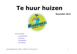 Te huur huizen - Wonen Regio Tielt