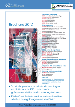 Brochure 2012 - Welkom bij Anker Rotterdam
