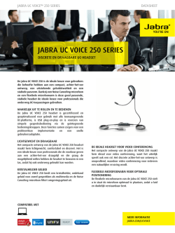 Jabra UC VOICE 250 SErIES