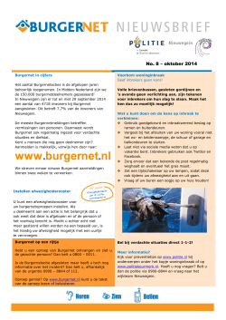 No. 8 – oktober 2014 - Gemeente Nieuwegein