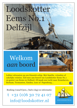 Loodskotter Eems No.1 Delfzijl