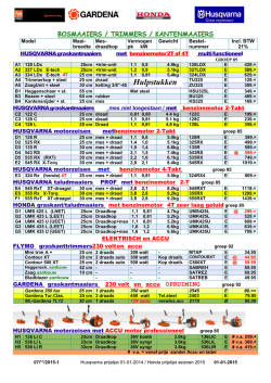 Inhoudsopgave 01-03-2000