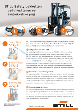 Download de STILL Safety pakketten flyer