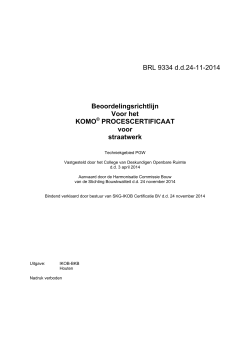 BRL 9334 d.d.24-11-2014 Beoordelingsrichtlijn Voor - IKOB-BKB