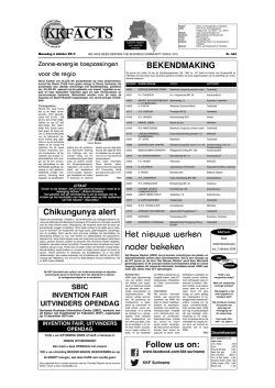 Editie 663 d.d. maandag 6 oktober 2014