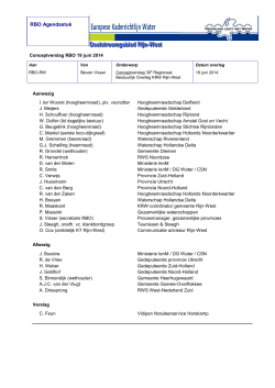 1. Concept-verslag RBO Rijn-West, d.d. 19 juni 2014