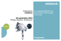 Symposium Limitless - Logo of Otto Bock HealthCare